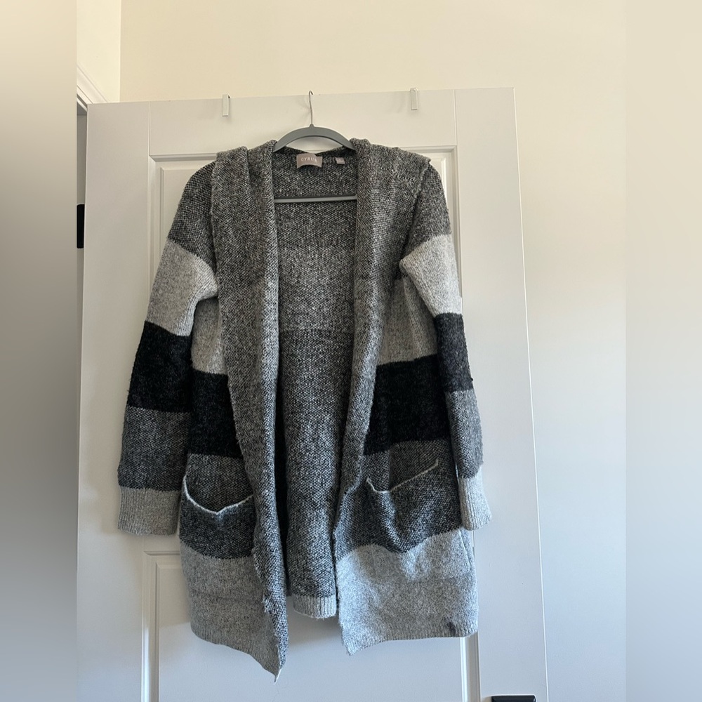 Cyrus Gray and Black Women's Cardigan